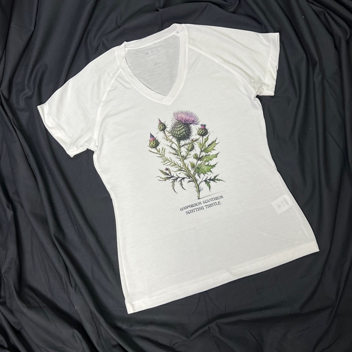 Botanical Thistle Women's V-Neck Shirt – Thistle & Stitch