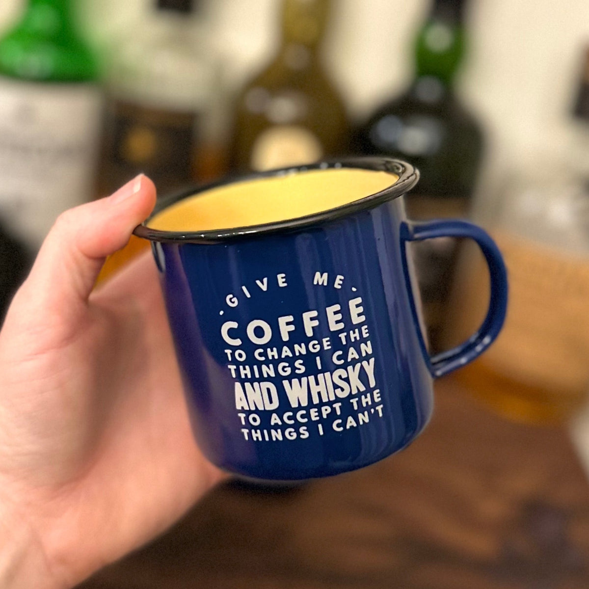 Probably Whisky 11oz Enamel Coffee Camp Mug – Thistle & Stitch