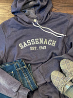 Sassenach Collegiate Embroidered Soft Fleece Unisex Sweatshirt Hoodie - Outlander Inspiration