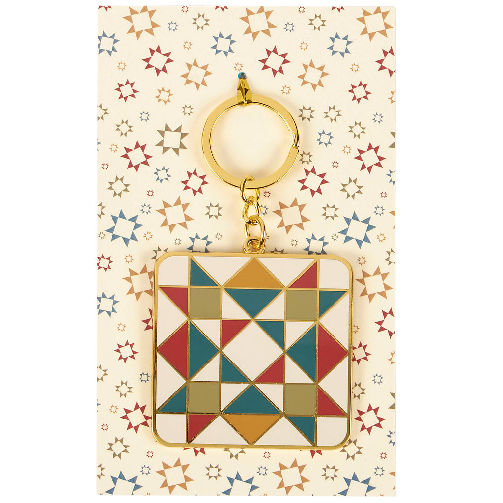 Star Quilt Keychain