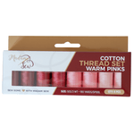 Warm Pinks - Cotton Quilting Thread Set