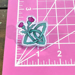 Celtic Knot Scottish Thistle 1.5 inch Acrylic Pin