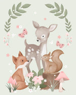 Sweet Woodland Fabric Collection by the 1/4 yard & Bundles