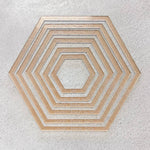 Fussy Cut - Hexagon Quilt Templates