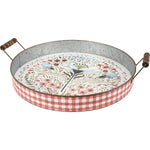 Farmhouse Floral Tray