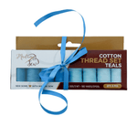 Teals - Cotton Quilting Thread Set