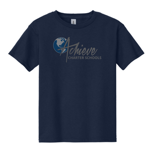 Youth Size Gildan T-Shirts in Navy - Elementary School