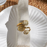 Leaves Napkin Ring - Set of 2