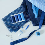 Dark Blues - Cotton Quilting Thread Set