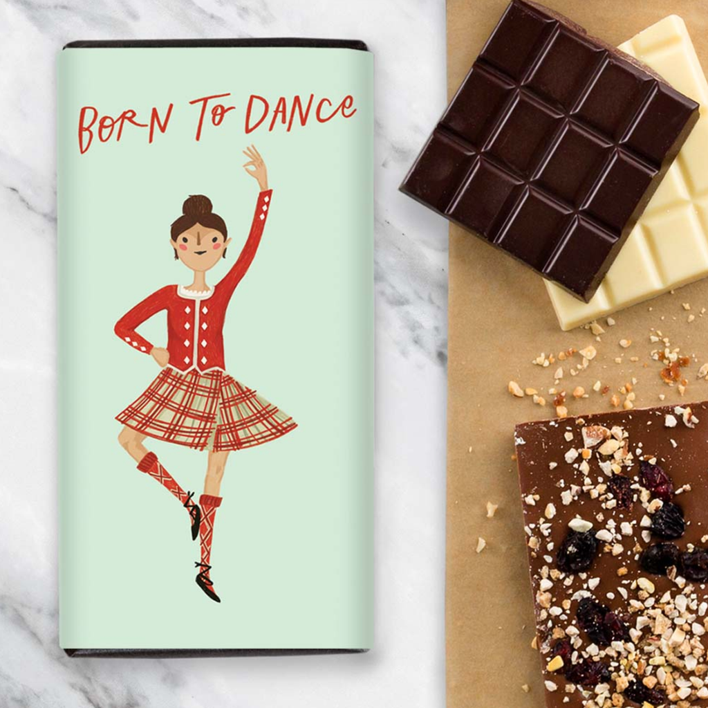 Scottish Highland Dancer - Isle of Skye Sea Salted Caramel Milk Chocolate