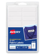 Avery Non-Iron Permanent Fabric Labels - Set of 4 labels