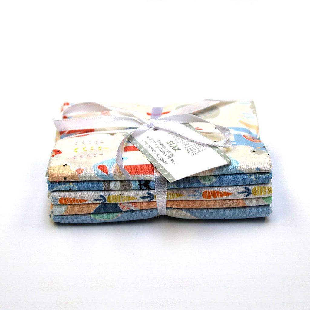Cluckmooink by Emma & Mila - Fat Quarters 5pcs Stax - 100% Cotton