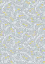 Gold Metallic Keys from the Secret Winter Garden Collection - 2 Colorways - Fabric by the 1/4 Yard