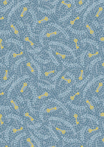 Gold Metallic Keys from the Secret Winter Garden Collection - 2 Colorways - Fabric by the 1/4 Yard