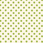 Pattern of small green cabbages on a beige background