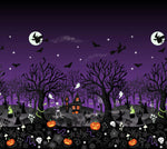 Witchy Woods Glow In The Dark Double Edge Border Panel