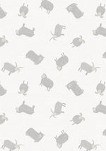 Sheep on White - Fabric by the 1/4 Yard