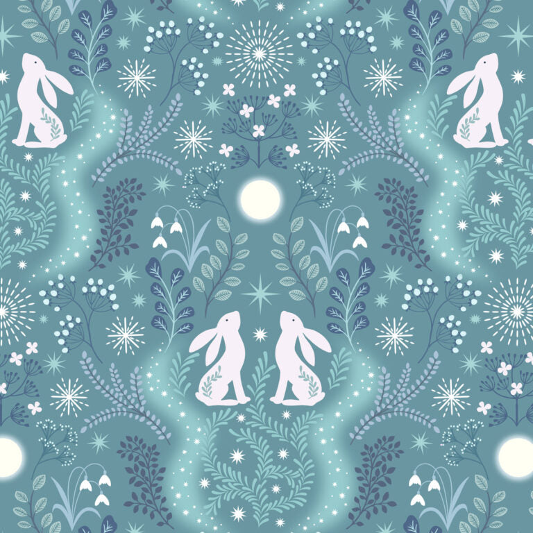 A Winter's Moon Fabric Collection by the Yard