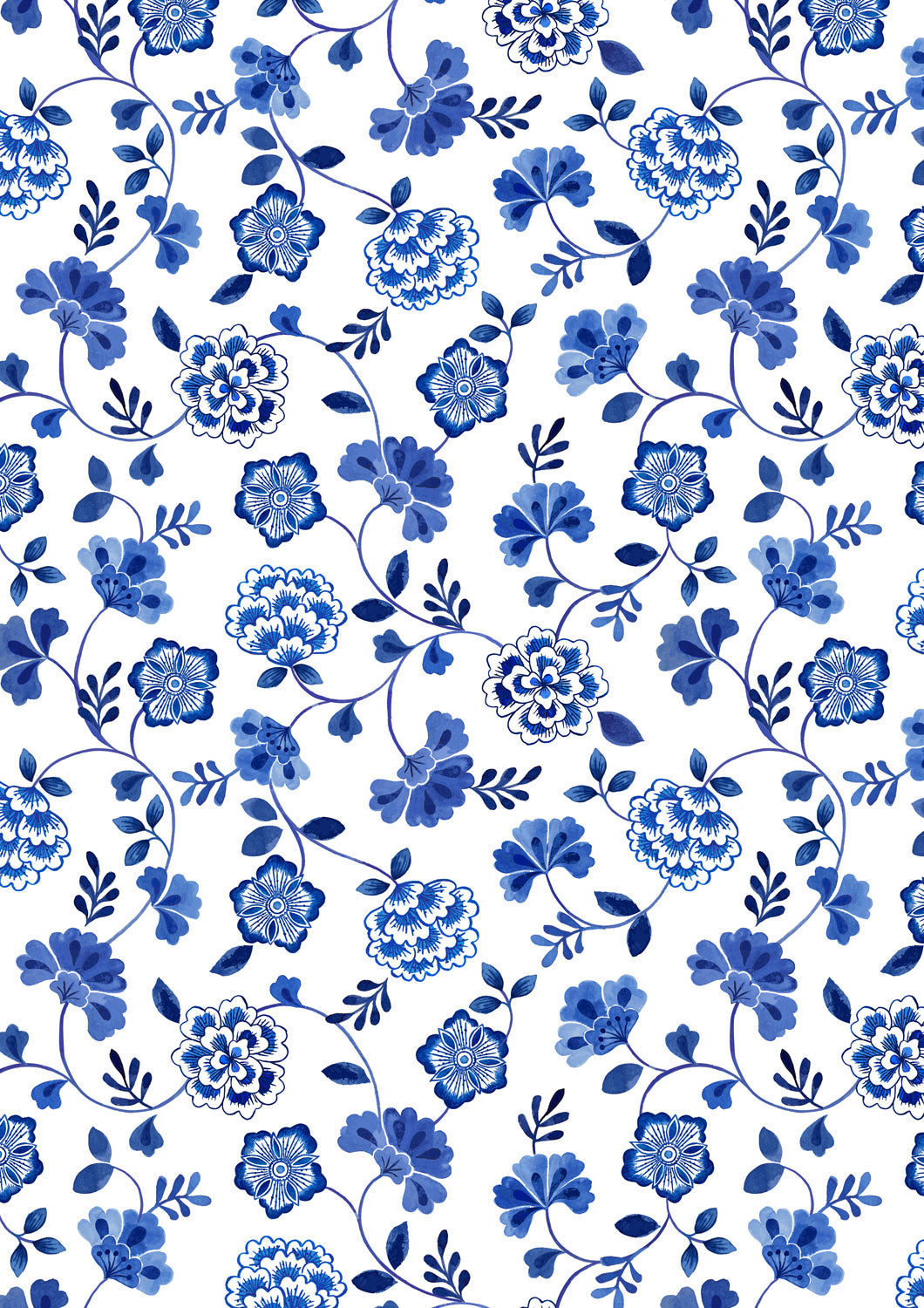 Porcelain and Sea Glass Collection by Stuart Hillard - Fabric by the 1 ...
