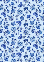 Porcelain and Sea Glass Collection by Stuart Hillard - Fabric by the 1/4 Yard & Bundles