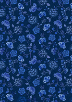 Porcelain and Sea Glass Collection by Stuart Hillard - Fabric by the 1/4 Yard & Bundles