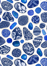 Porcelain and Sea Glass Collection by Stuart Hillard - Fabric by the 1/4 Yard & Bundles