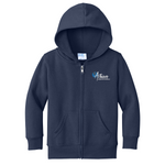 Toddler Embroidered Zipper Hoodie - Elementary School
