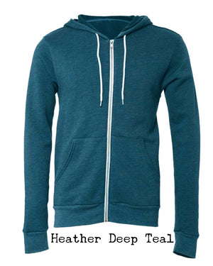 Dinna Fash Scottish Thistle Embroidered Zipper Sweatshirt Hoodie - Outlander Inspiration