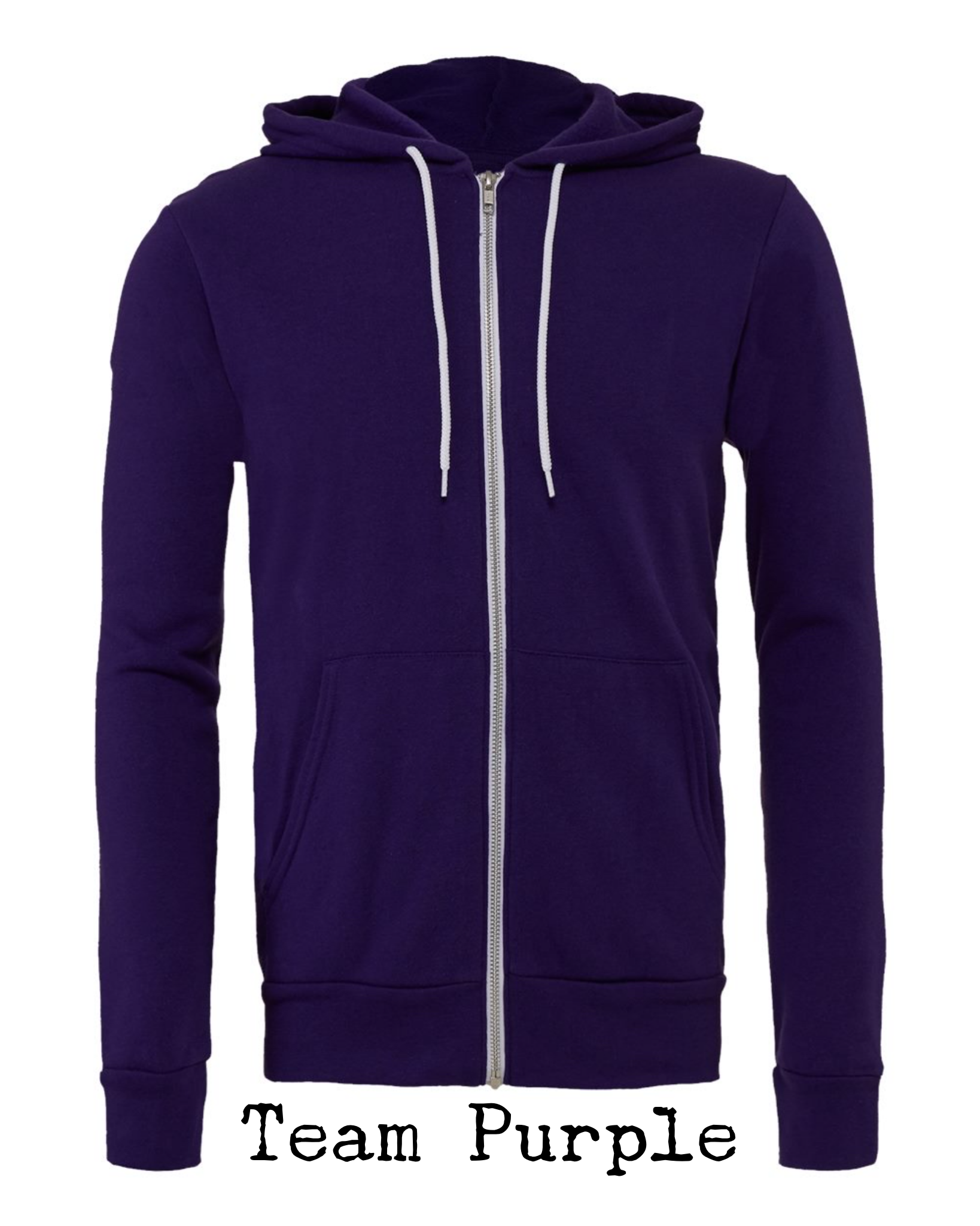 Scotland Thistle Bouquet Embroidered Zipper Hoodie