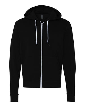 Middle School BELLA+CANVAS Embroidered Zipper Hoodie