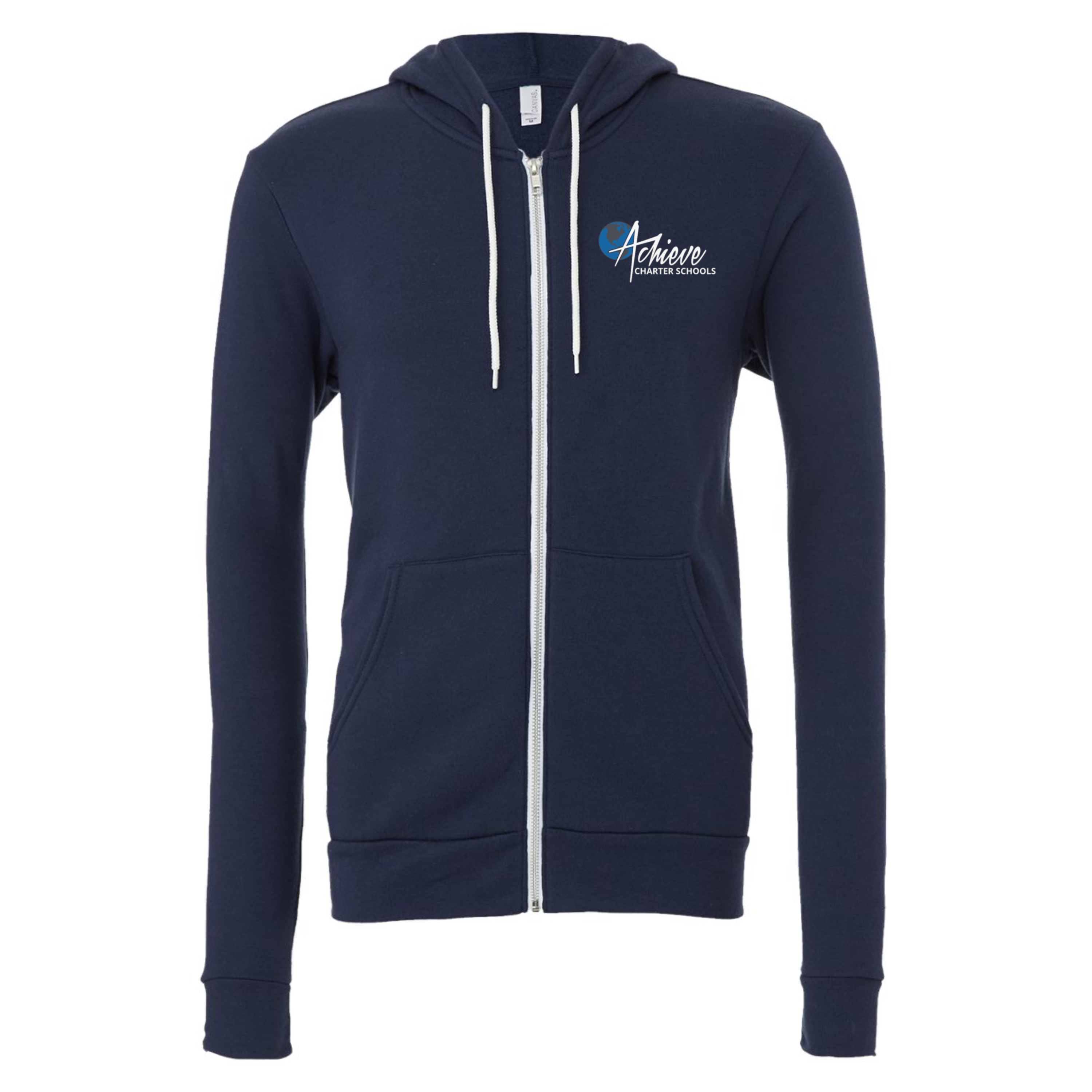 Adult BELLA+CANVAS Embroidered Zipper Hoodie - Elementary School