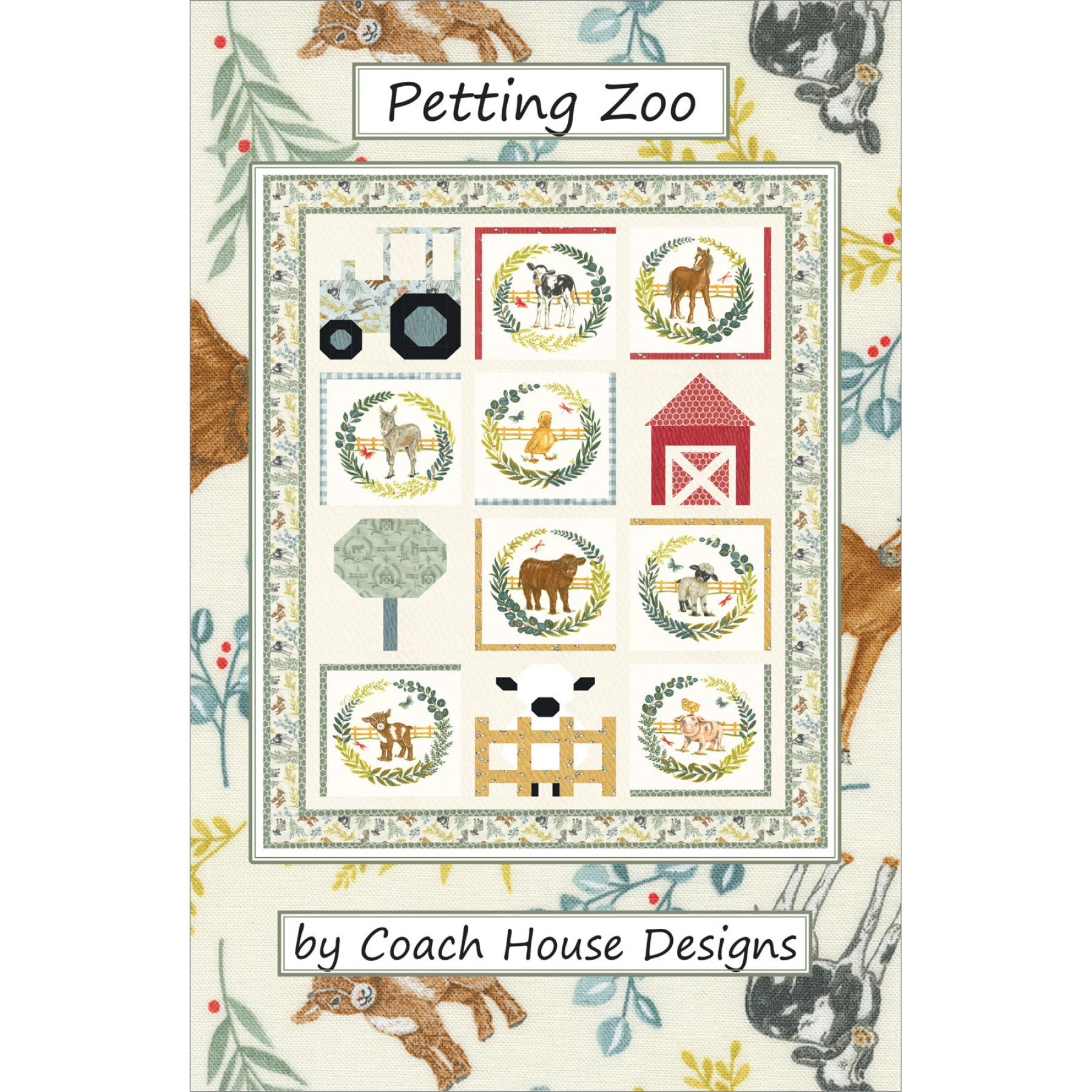 Petting Zoo -  Quilt Pattern by Coach House Designs