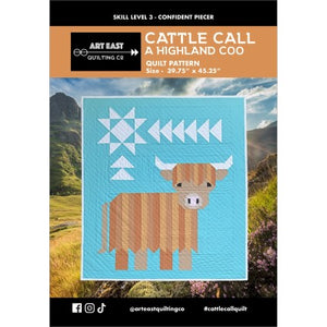 Cattle Call Highland Coo Quilt Pattern