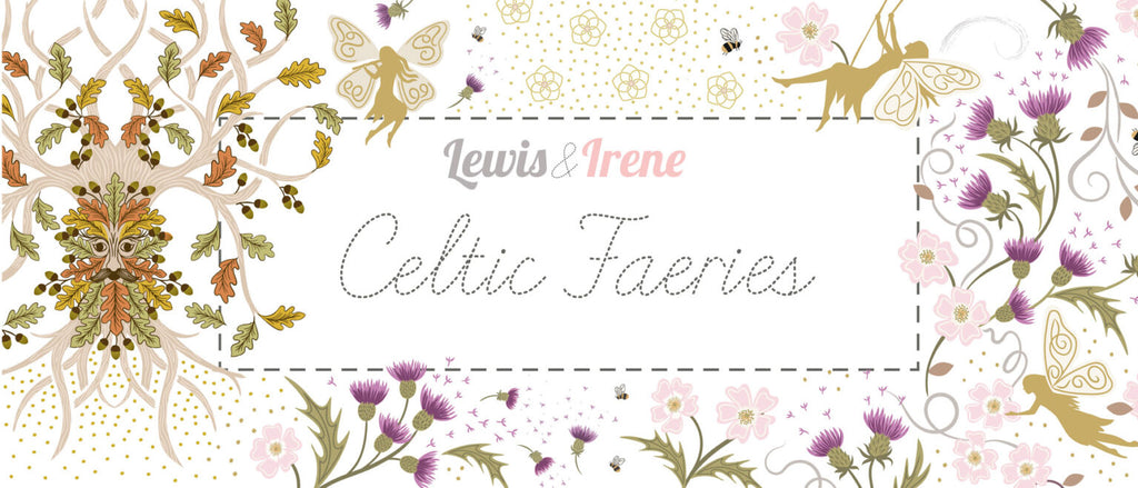 Celtic Flowers - Fabric by the Yard