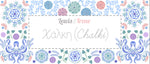 Chalki Tile from the Chalki Collection - 2 Colorways - Fabric by the 1/4 Yard