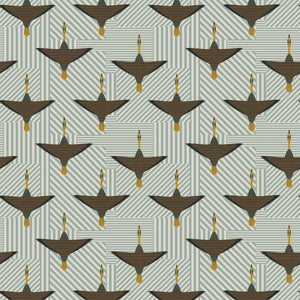 Green Time To Go - Fall in Love with Fall Cotton Fabric by the Yard