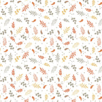 Foxes Autumn Flannel Fabric by the 1/4 yard