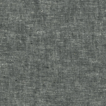 Black - Essex Yarn Dyed Fabric by the yard