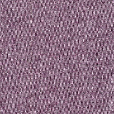 Eggplant - Essex Yarn Dyed Fabric by the yard