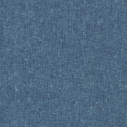 Peacock - Essex Yarn Dyed Fabric by the yard