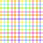 Pastel Plaid Glitter - Fabric by the 1/4 Yard