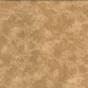 Golden Viney Tonal Leaf - Fabric by the Yard