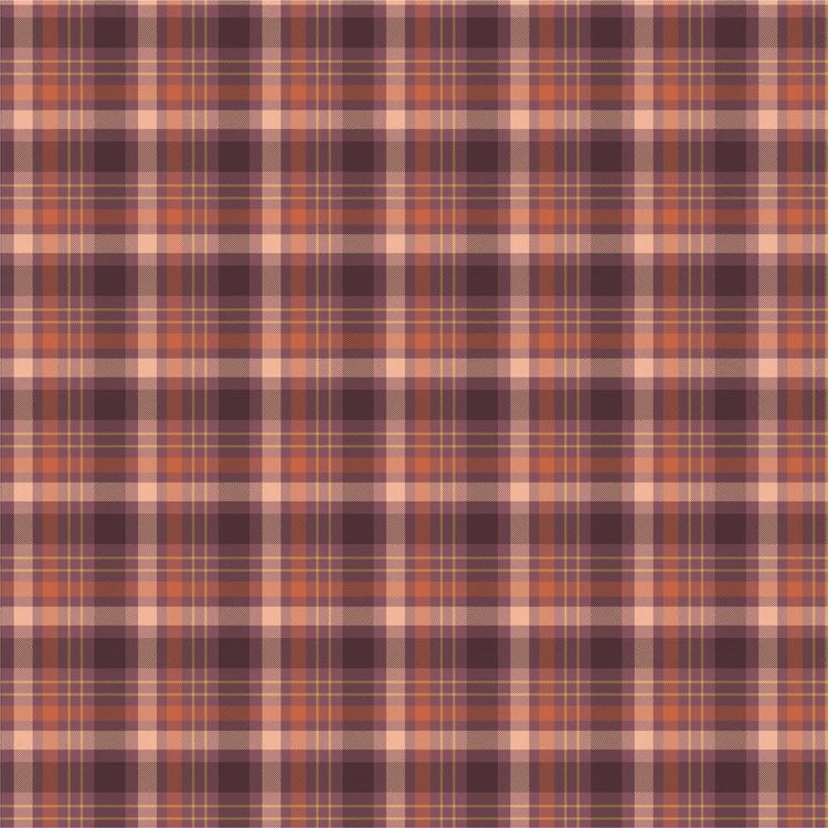 Purple Cozy Plaid - Fall in Love with Fall Cotton Fabric by the Yard