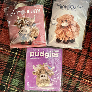Highland Coo Crochet Kit by Leisure Arts