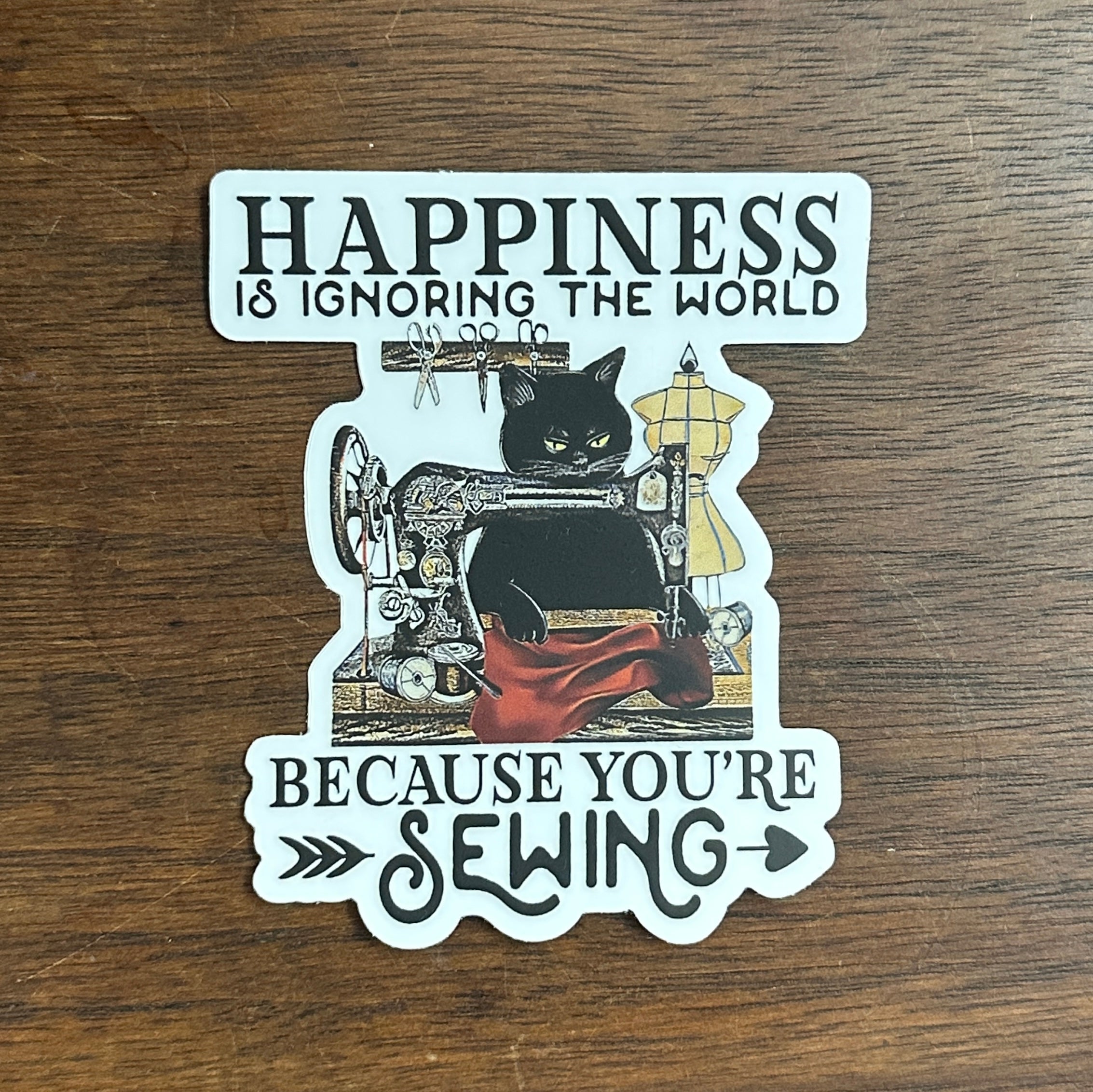 3" Sewing Machine Stickers - Assorted Designs