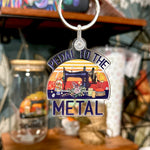 Pedal To The Metal Acrylic Keychains