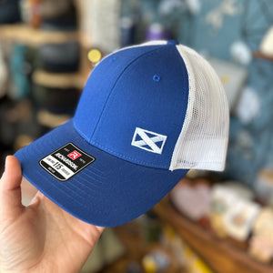 Small Saltire Flag of Scotland Embroidered Hat