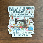 3" Sewing Machine Stickers - Assorted Designs