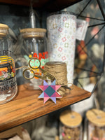 Quilt Star Acrylic Keychains