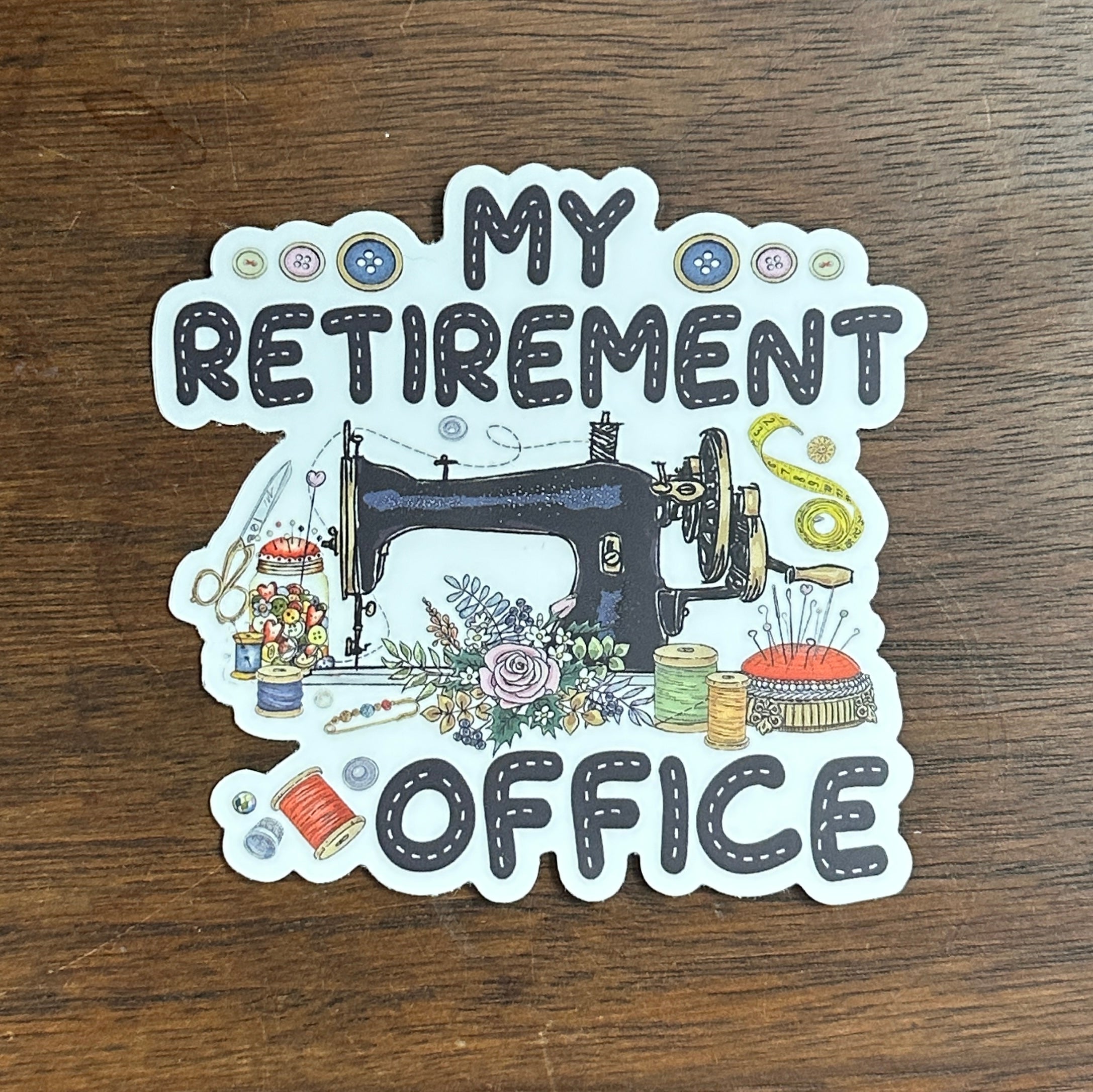 3" Sewing Machine Stickers - Assorted Designs